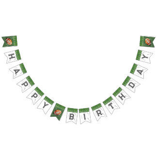 Football Verjaardagsbunting banner, eerste jaar ne Vlaggetjes