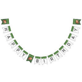 Football Verjaardagsbunting banner, eerste jaar ne Vlaggetjes