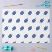 Football Verjaardagsfeest Blauw Wit Tissuepapier (Craft)