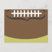 Football verjaardagsfeest Briefkaart Uitnodiging (Voorkant)