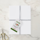 Football Verjaardagsfeest Dank u labels Cadeaulabel (Met Touw)