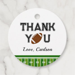 Football verjaardagsfeestje dank je bedankjes labels