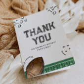 Football Verjaardagsfeestje Dank je kaart