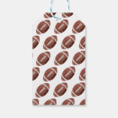 Football Verjaardagsfeestje Dank u Label Cadeaulabel (Achterkant)