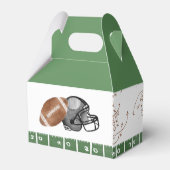 Football verjaardagsfeestje gunstbox bedankdoosjes (Achterkant)