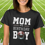 Football verjaardagsfeestje mam t-shirt<br><div class="desc">Introductie van ons exclusieve T-shirt 'Mom of the Birthday Boy' - een symbool van liefde en feest in perfecte harmonie met de 'First Year Down' football-themafeesten. Dit T-shirt is niet alleen maar een outfit; het is een oprechte verklaring van de trots en vreugde van een moeder. Zorgvuldig ontworpen, dit T-shirt...</div>