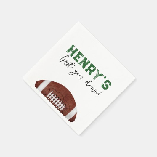 Football Verjaardagsfeestje Servet (Hoek)