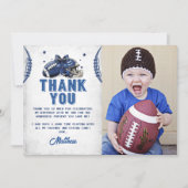 Football Verjaardagsfoto Dank u kaart (Voorkant)