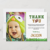 Football Verjaardagsfoto Dank u kaart (Voorkant)