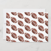 Football Verjaardagsfoto Dank u kaart (Achterkant)