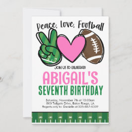 Football verjaardagsuitnodiging kaart