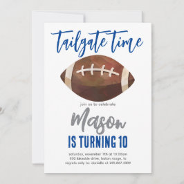 Football verjaardagsuitnodiging kaart