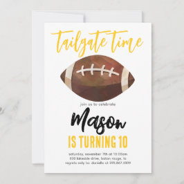 Football verjaardagsuitnodiging kaart