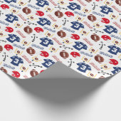 Football verpakt papier (Hoek)