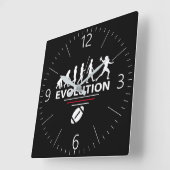 Football Vierkante Klok (Hoek)