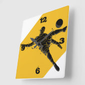 Football Vierkante Klok (Hoek)