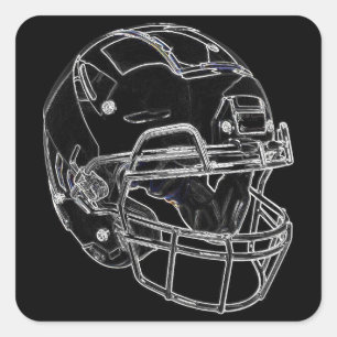 Football Vierkante Sticker