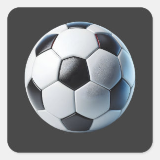 Football Vierkante Sticker
