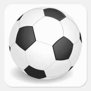 Football Vierkante Sticker