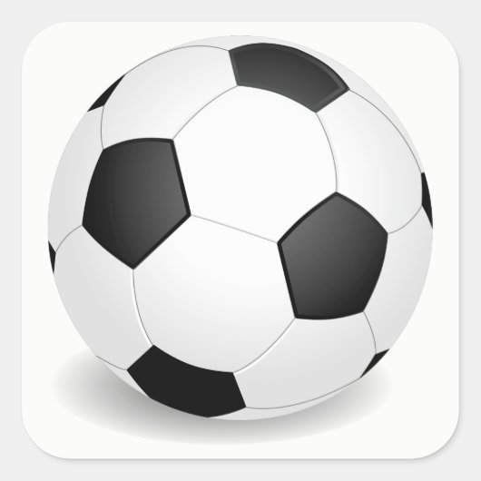 Football Vierkante Sticker (Voorkant)