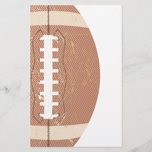 football vintage briefpapier (Voorkant)