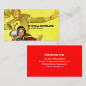  Football Visitekaartje  (Voorkant / Achterkant)