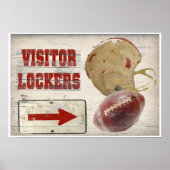 Football Visitor Locker Poster (Voorkant)