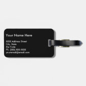 Football Voetbal Bagagelabel (Achterkant horizontaal)