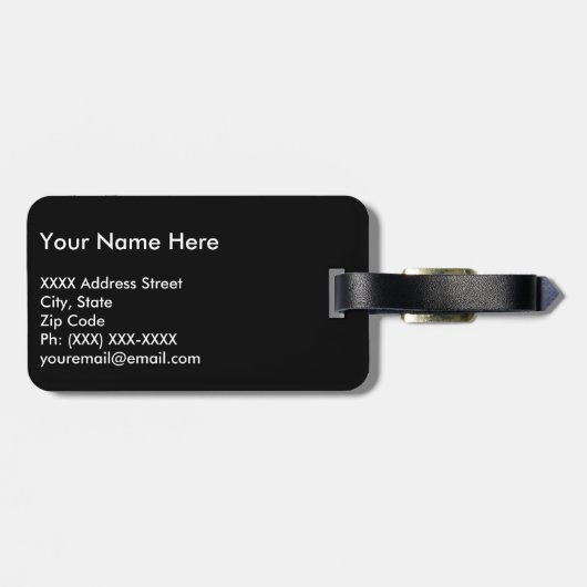 Football Voetbal Bagagelabel (Achterkant horizontaal)