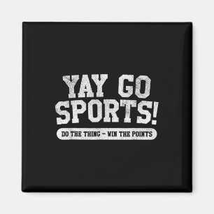 Football Voetbal Basketbal Team Fun Yay Go Sport Magneet