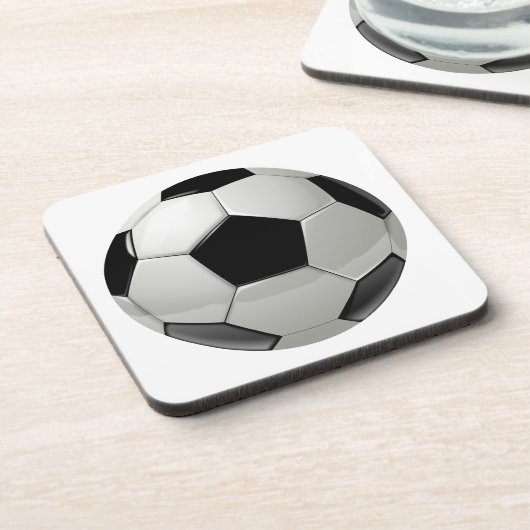 Football Voetbal Bier Onderzetter (Linkerzijde)