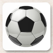 Football Voetbal Bier Onderzetter (Voorkant)