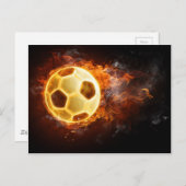 Football Voetbal Briefkaart (Voorkant / Achterkant)