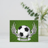 Football Voetbal Briefkaart (Staand voorkant)