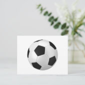 football voetbal briefkaart (Staand voorkant)