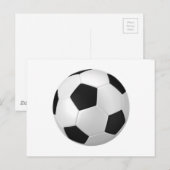 football voetbal briefkaart (Voorkant / Achterkant)