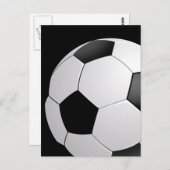 Football Voetbal Briefkaart (Voorkant / Achterkant)