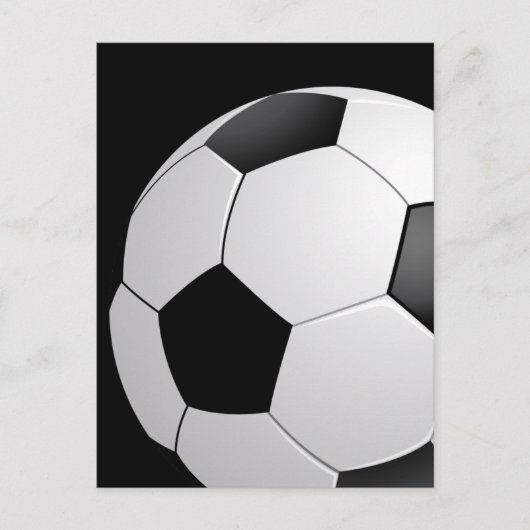 Football Voetbal Briefkaart (Voorkant)