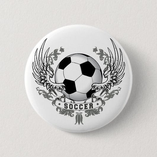 Football Voetbal Button (Voorkant)