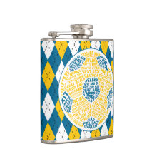 Football Voetbal Calligram Typografie Kolf