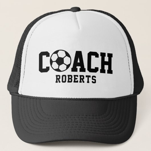 ⚽️ football / voetbal coach [douanenaam] trucker pet (Voorkant)