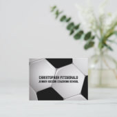  Football Voetbal Coaching Visitekaartje (Staand voorkant)