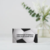 Football Voetbal Coaching Visitekaartje (Staand voorkant)