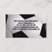 Football Voetbal Coaching Visitekaartje (Achterkant)