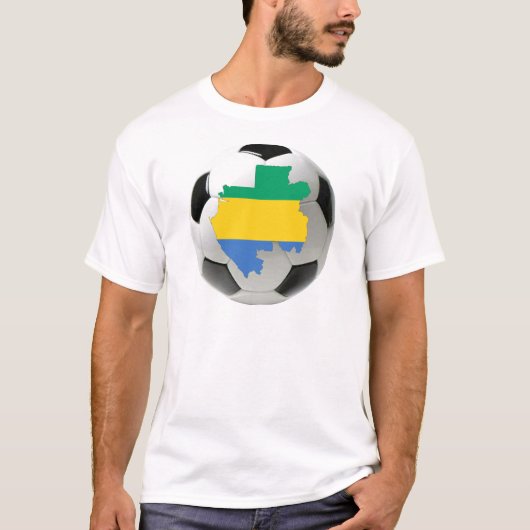 Football voetbal Gabon T-shirt (Voorkant)