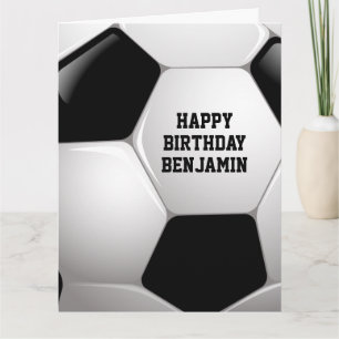  Football Voetbal Happy Birthday Kaart