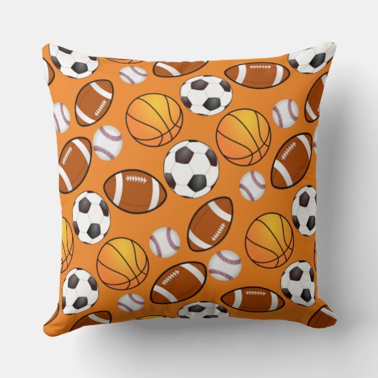 Football voetbal honkbal basketbal kussen (Achterkant)