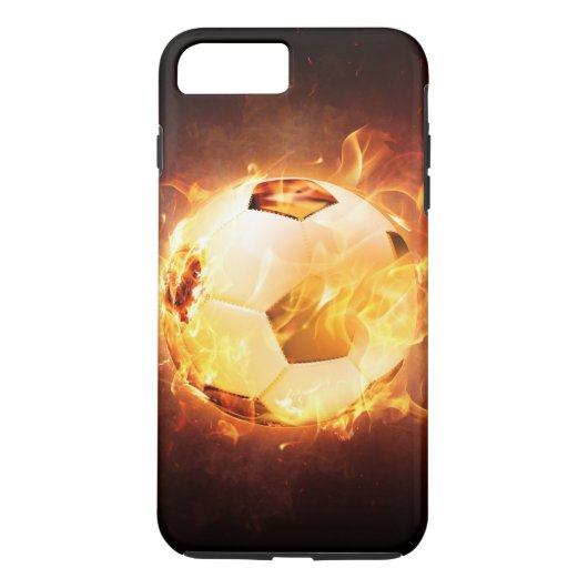 Football Voetbal in brand Case-Mate iPhone Case (Achterkant)