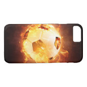 Football Voetbal in brand Case-Mate iPhone Case (Achterkant (Horizontaal))
