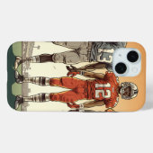 Football/Voetbal iPhone hoes iPhone 16 (Achterkant (horizontaal))